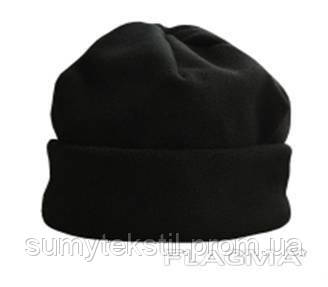 Double black fleece hat made of soft material (Double black fleece hat)