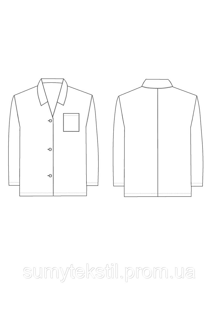 Women's working suit made of blended fabric (65% polyester, 35% cotton) with zipper and buttons. - Image 2