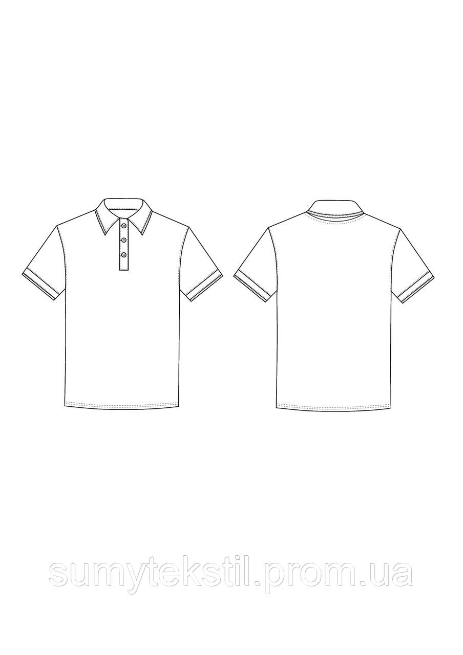 Signal polo shirt for road safety by Sumy Tekstil - Image 2