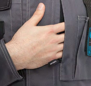 The men's suit is made of a blended fabric (cotton/polyester) with antistatic properties - Image 6