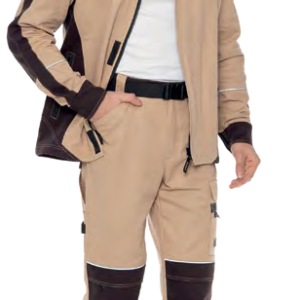 Suit "Spets" for work in hazardous conditions for protection against chemicals and with antistatic properties (Suit