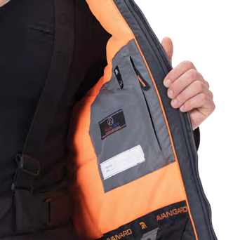 Insulated jacket and pants with artificial insulation for protection against cold and wind. - Image 3