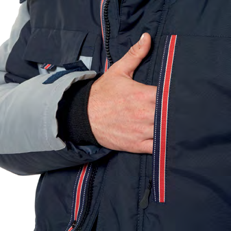 Insulated jacket and pants with artificial insulation for protection against cold and wind. - Image 4