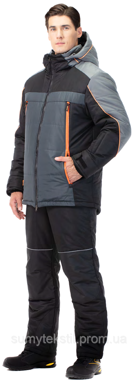 Insulated jacket and pants with artificial insulation for protection against cold and wind. - Image 8