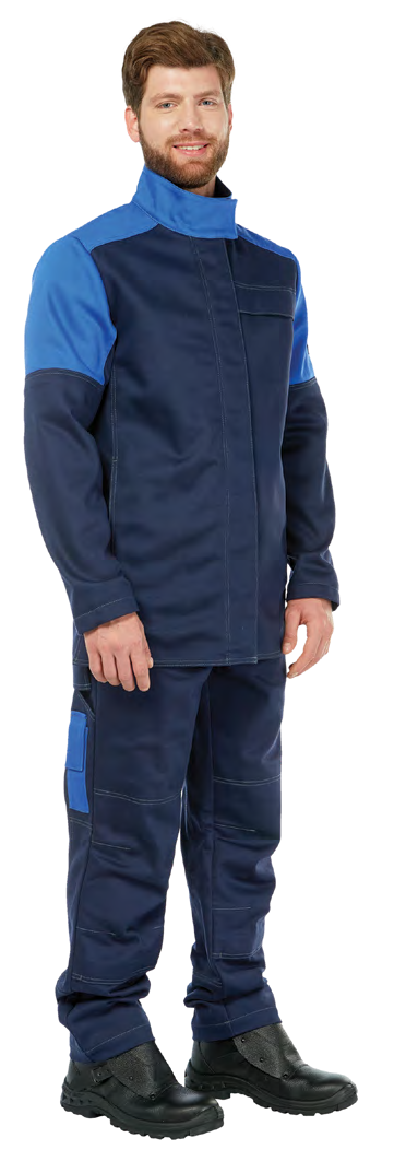 Welder's suit, protection against sparks, splinters, hot metal protection against electric arc,