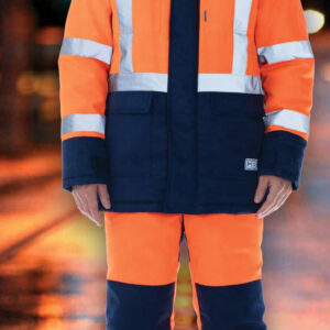 The insulated suit for work in cold conditions down to -40C with increased thermal insulation (The insulated suit for work in cold conditions