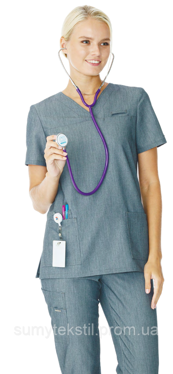 Medical clothing. clothing for medics Blouse of straight silhouette - Image 2
