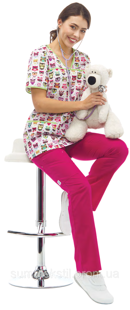 Medical clothing. clothing for healthcare workers Straight silhouette blouse - Image 2