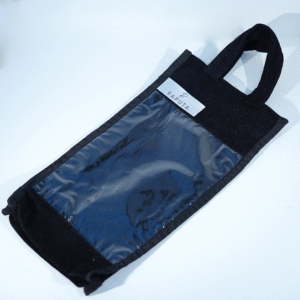 Corduroy Bag with Transparent Window – Stylish Packaging for Wine, Pasta, and Gourmet Gifts