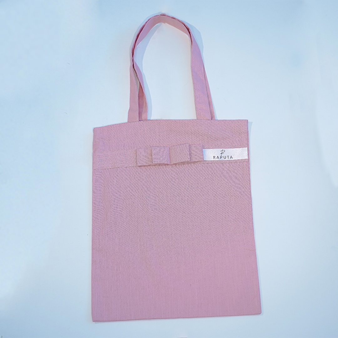 Pink Linen Shopper Bag – Unique Style for Presenting Your Company (10pcs)