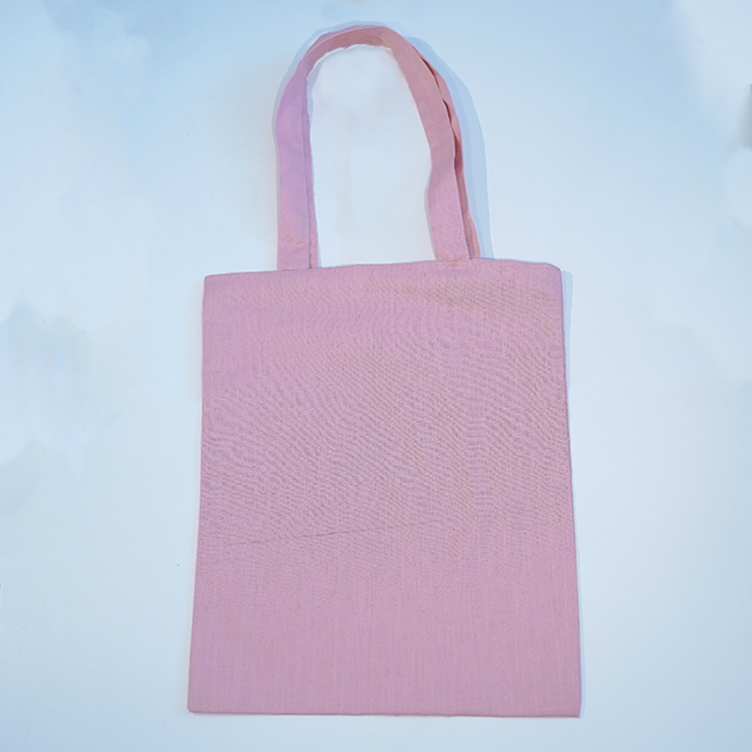 Pink Linen Shopper Bag – Unique Style for Presenting Your Company (10pcs) - Image 4