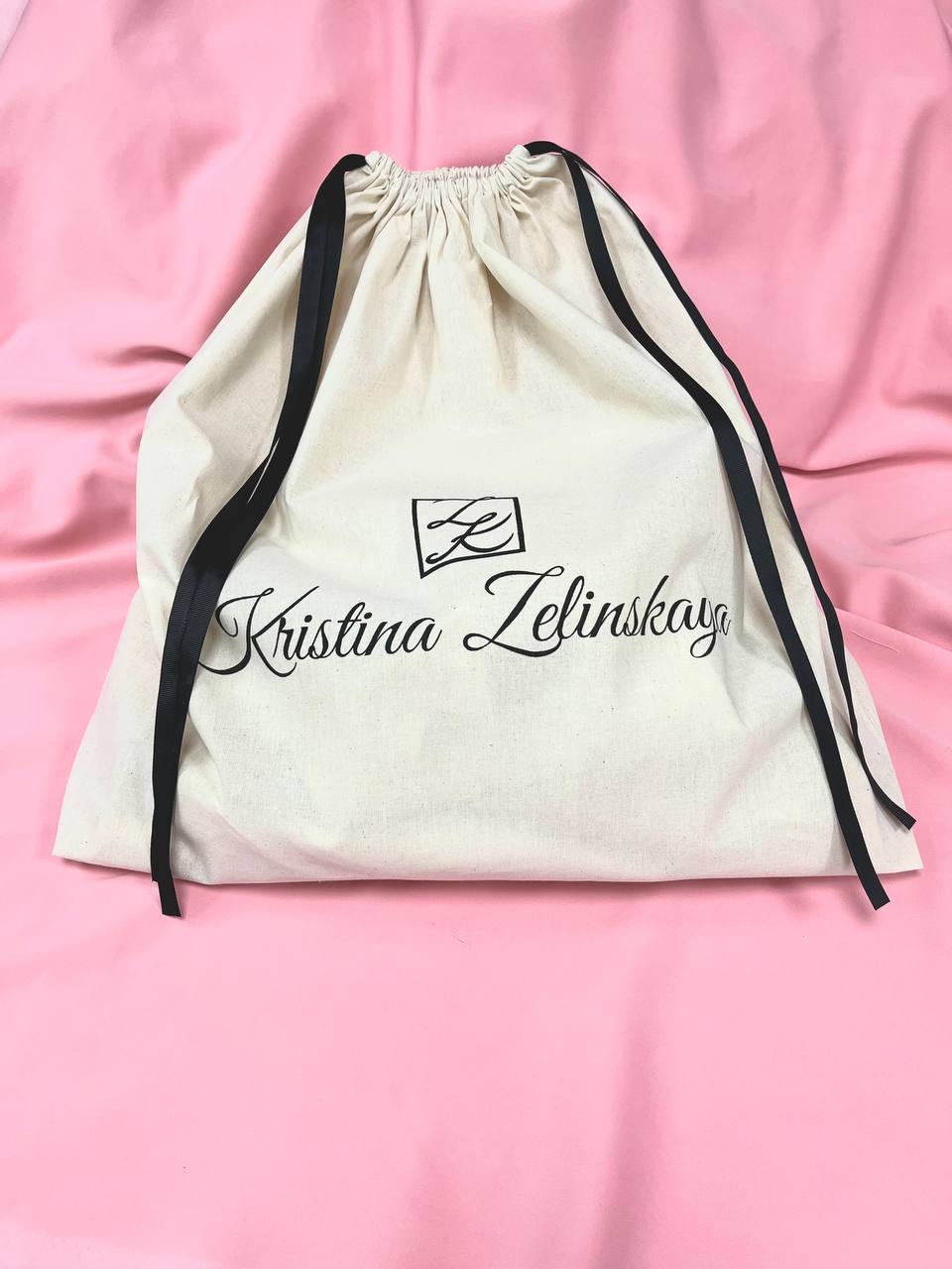 Basic unbleached cotton sack for a clothing brand. (10pcs)