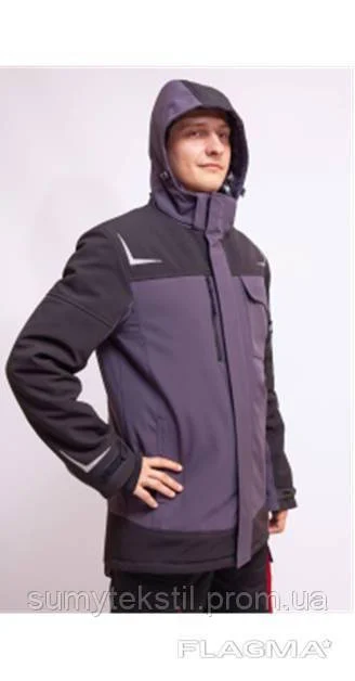 Insulated trekking jacket "Russel" with enhanced durability