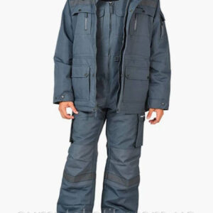 The insulated suit for work in cold conditions down to -40C with increased thermal insulation (The insulated suit for work in cold conditions