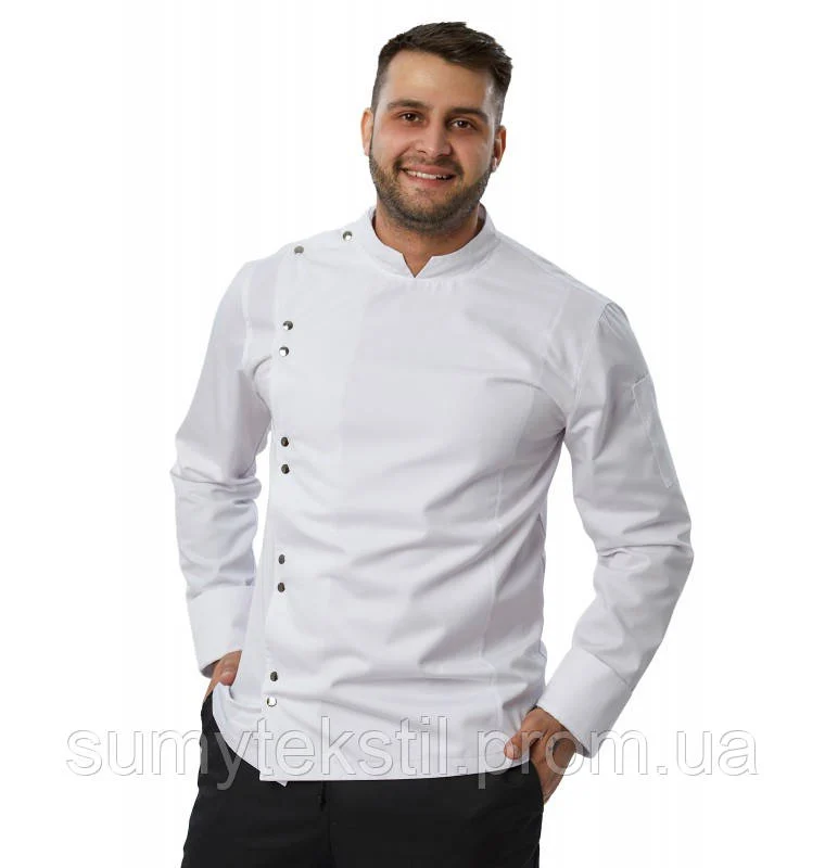 Men's oversized chef's jacket for cooks. Color on request.