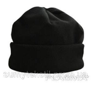 Double black fleece hat made of soft material (Double black fleece hat)