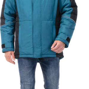 Insulated jacket "Milton" blue with lining