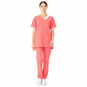 Medical clothing. Clothing for doctors Set of blouse and pants.