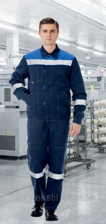 Working suit "Worker" made of polyester and cotton for industrial work - Image 4