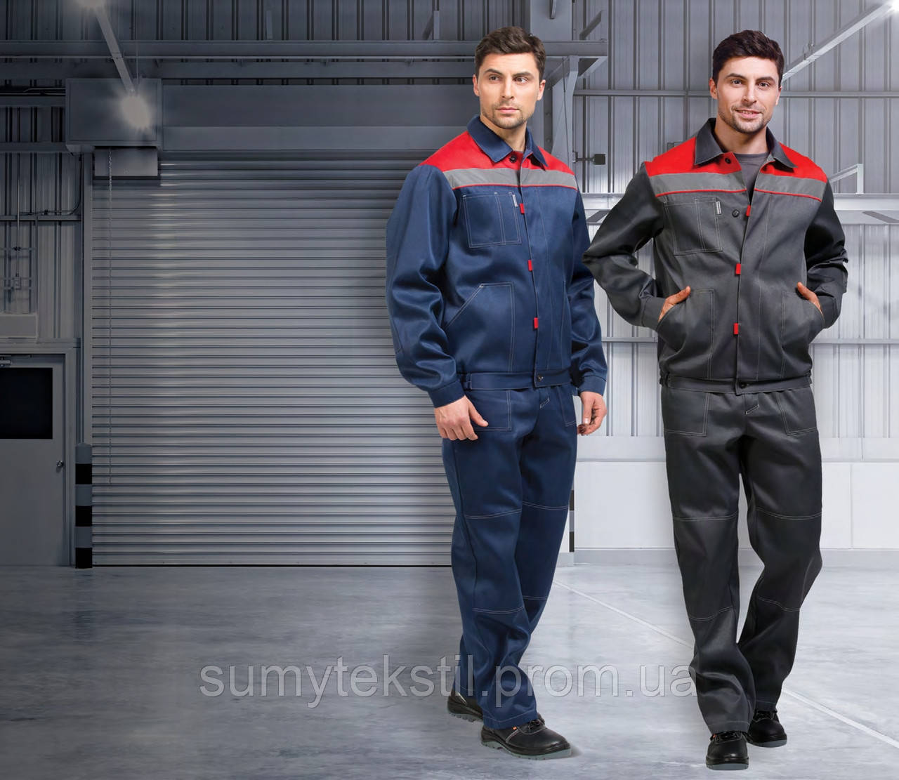 Working suit "Worker" made of polyester and cotton for industrial work - Image 6