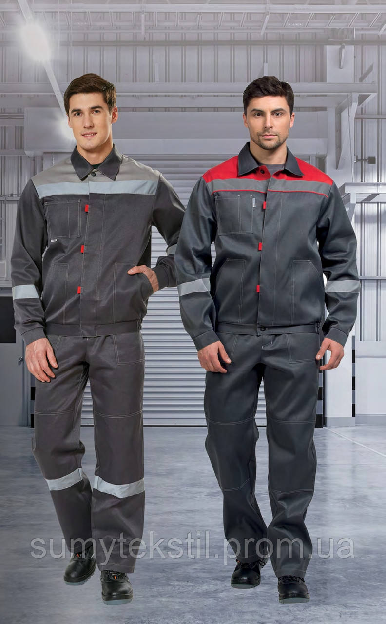 Working suit "Worker" made of polyester and cotton for industrial work - Image 7