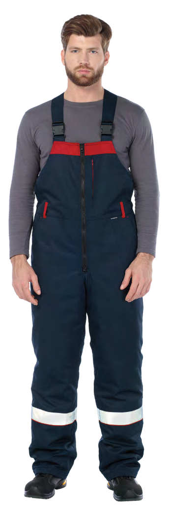 Insulated jacket and pants with artificial insulation to protect against cold and wind. - Image 3