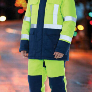 The insulated suit for work in cold conditions down to -40°C with increased thermal insulation (The insulated suit for work in cold conditions