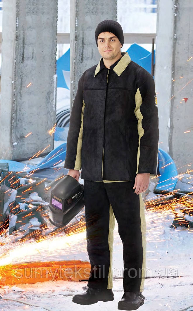 Men's suit made of blended fabric (cotton/polyester) with antistatic properties - Image 2