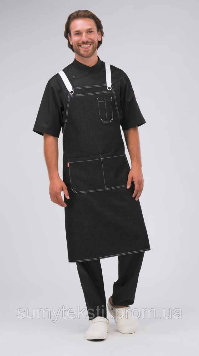 Waiter's apron. Black