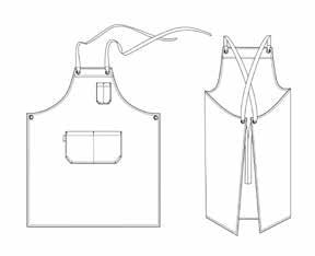 Waiter's apron. Black - Image 3