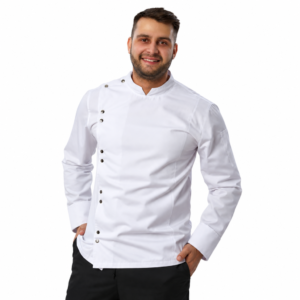 Men's oversized chef's jacket for cooks. Color on request.