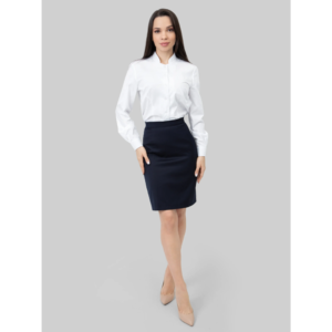 Classic Women’s Skirt with Back Slit — Elegance Made Practical