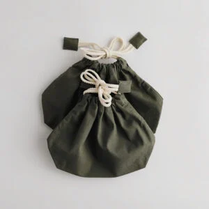 Dark Green Designer Gift Bag – Elegant & Reusable Packaging (10pcs)