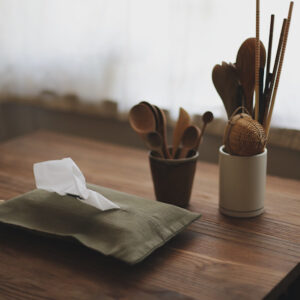 Napkin holder made of natural fabric - elegance and functionality