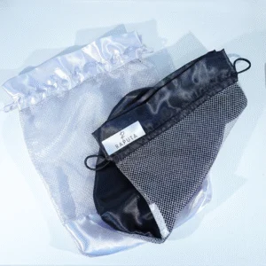 Packaging Pouches with Transparent Mesh and High-Quality Fabric – Stylish and Functional Packaging (10pcs)