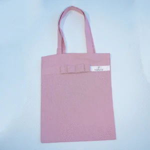 Shopper in lino rosa – stile unico per presentare la tua azienda (10 pz)