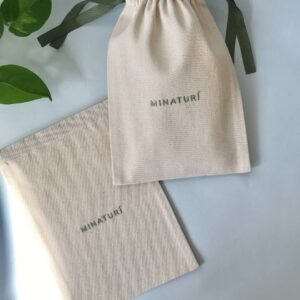Branded linen bag. (10pcs)