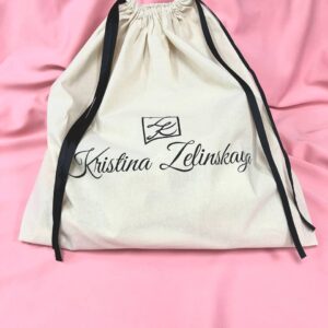 Basic unbleached cotton sack for a clothing brand. (10pcs)