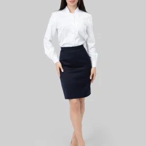 Classic Women’s Skirt with Back Slit — Elegance Made Practical