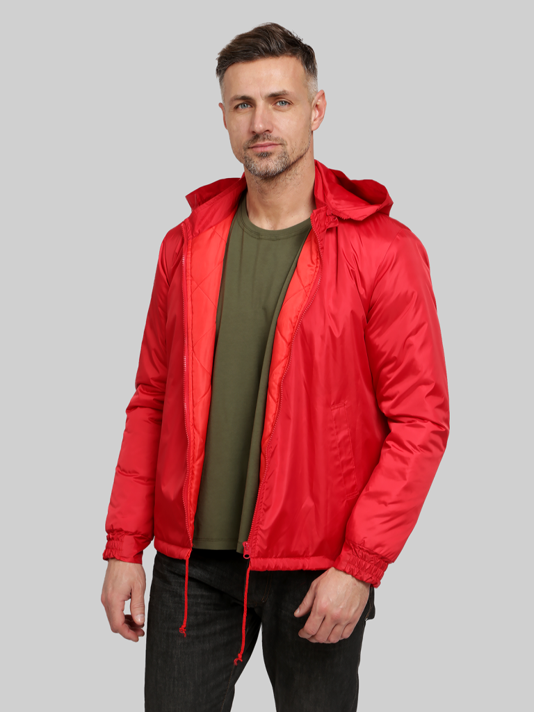 Men’s red windbreaker - Image 2