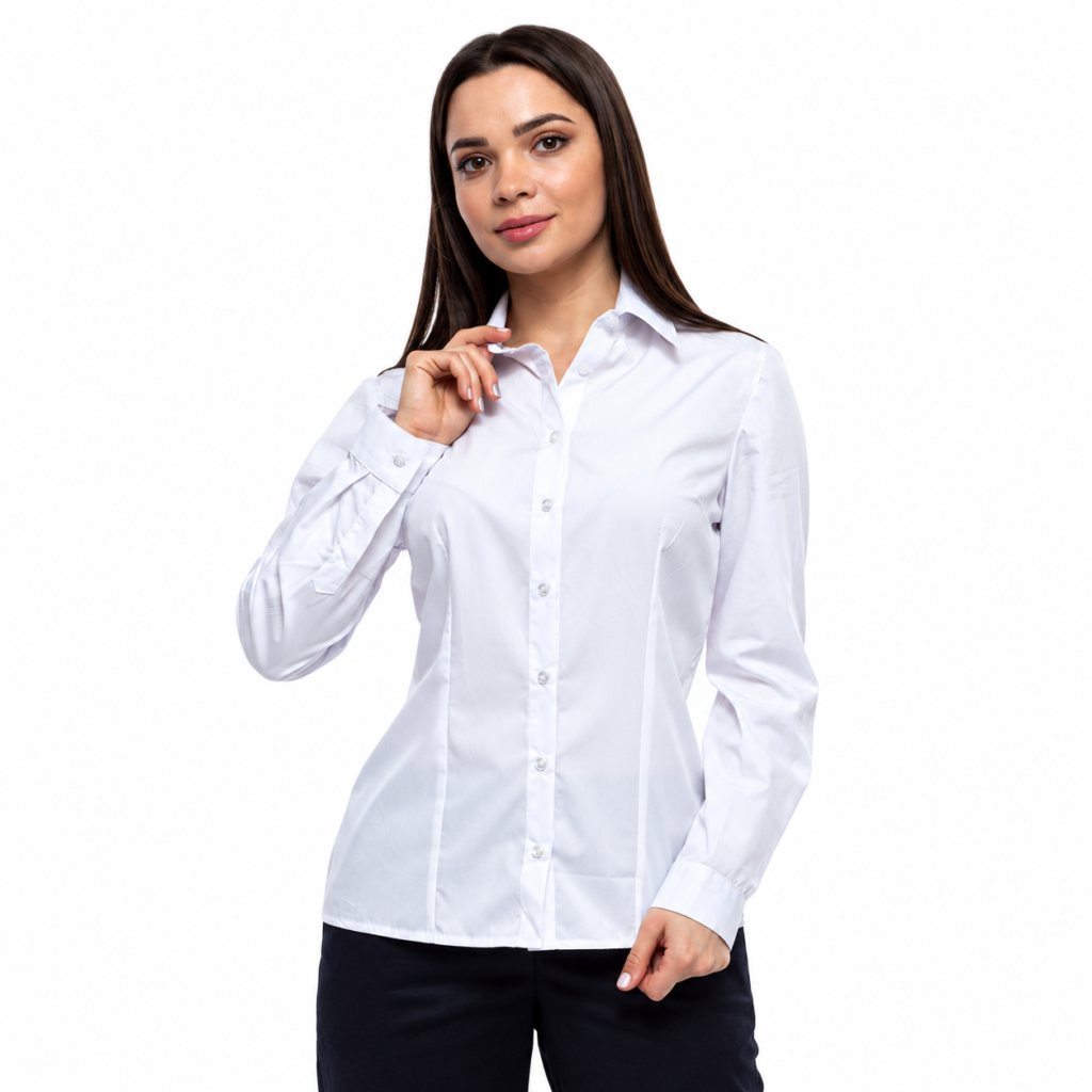 Classic Women’s White Shirt — A Timeless Essential for Workwear - Image 2