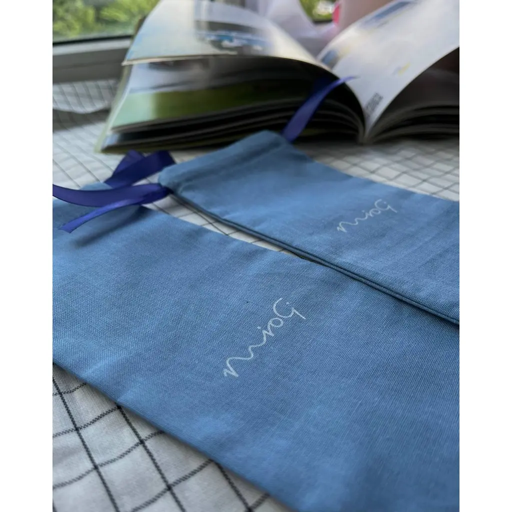 Bags made of colored cotton for the brand (10pcs) - Image 2