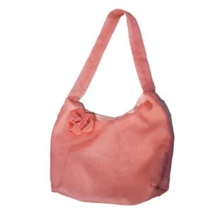 Soft Pink Fabric Handbag