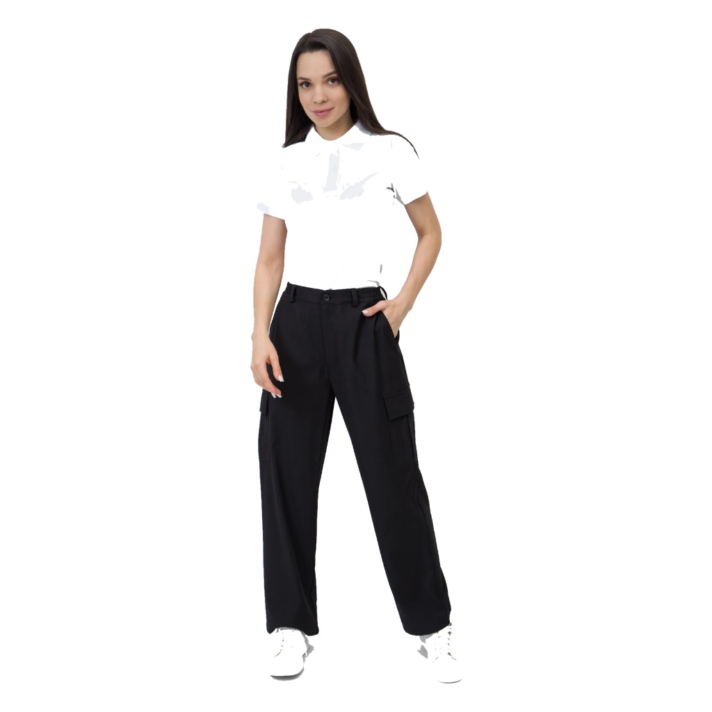Pantaloni Cargo Nero