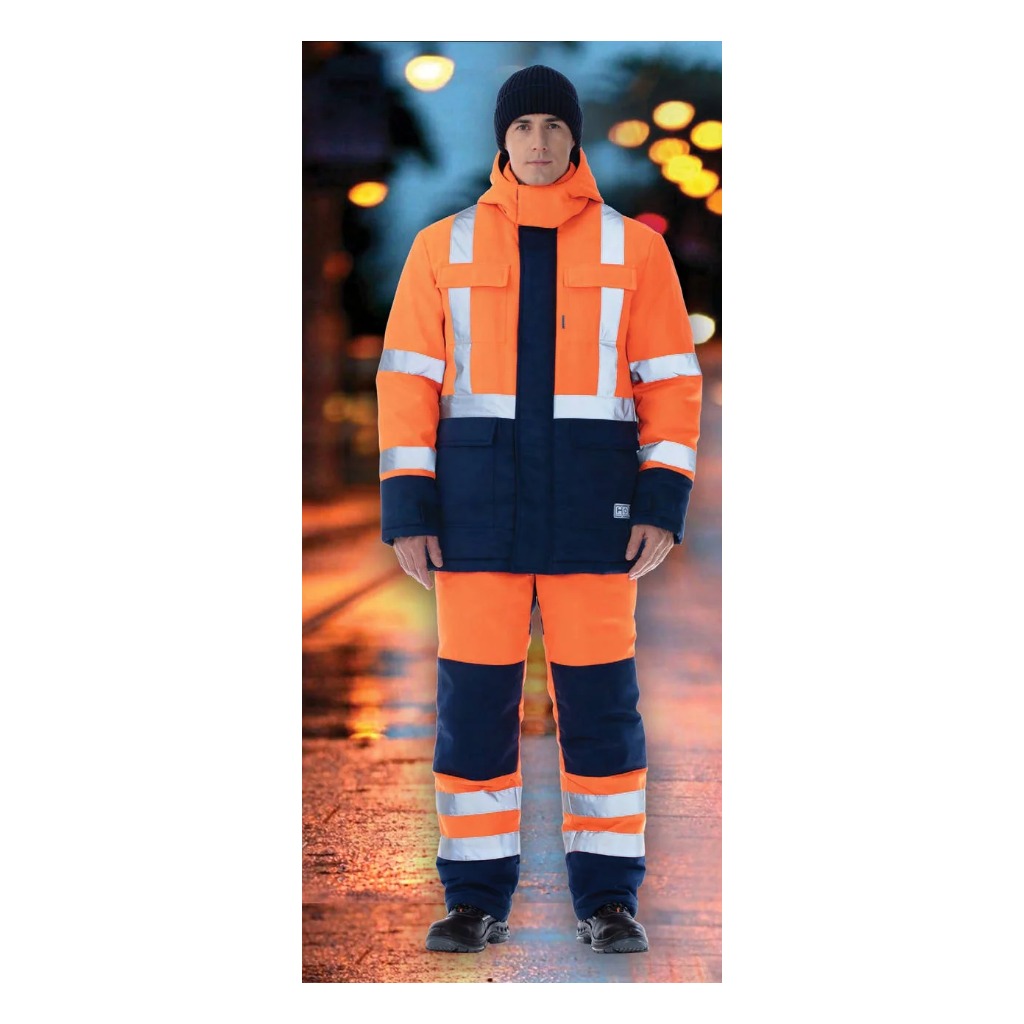 Completo isolato per il lavoro in condizioni di freddo fino a -40°C con maggiore isolamento termico (Il completo isolato per il lavoro in condizioni di freddo