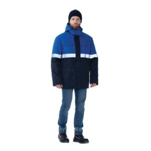 Giacca e pantaloni isolati con imbottitura sintetica per la protezione dal freddo e dal vento.