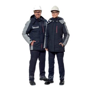 Giacca e pantaloni isolati con imbottitura sintetica per la protezione dal freddo e dal vento.