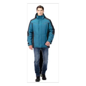 Giacca isolata "Milton" blu con fodera