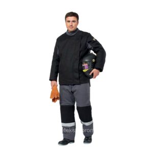 Tuta per saldatura, protezione da scintille, schegge, metallo caldo, protezione dall’arco elettrico
